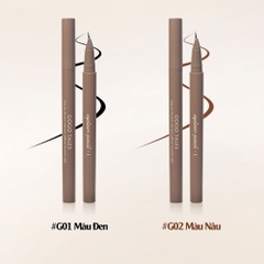Bút Kẻ Mắt Nước Gogo Tales Đầu Cong Nét Siêu Mảnh Small Elbow Slender Eyeliner