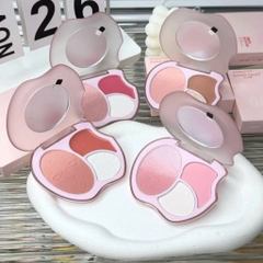 Bảng Má Hồng + Highlight 3 Ô Gogo Tales Tipsy Moment GT731 Dễ Tán Bám Màu Tốt Lên Màu Cực Xinh