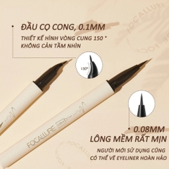 Kẻ Mắt Nước Focallure Siêu Mảnh Nhanh Khô Tức Thì Lâu Trôi Lasting Waterproof Liquid Eyeliner FA200 0.6g