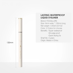 Kẻ Mắt Nước Focallure Siêu Mảnh Nhanh Khô Tức Thì Lâu Trôi Lasting Waterproof Liquid Eyeliner FA200 0.6g