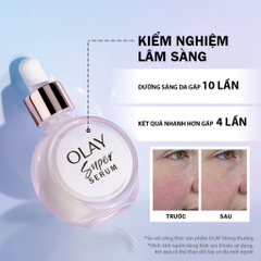 Tinh Chất Super Serum Olay Trắng Da Mờ Thâm Trẻ Hóa, Cấp Ẩm Căng Bóng Chai 30ml