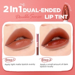 Son Kem Tint Hai Đầu PINKFLASH Duo 2 Trong 1 Nhung Mịn Lì Lâu Trôi L13
