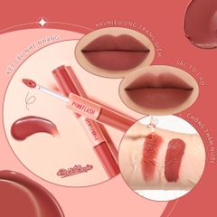 Son Kem Tint Hai Đầu PINKFLASH Duo 2 Trong 1 Nhung Mịn Lì Lâu Trôi L13
