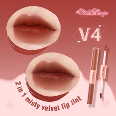 Son Kem Tint Hai Đầu PINKFLASH Duo 2 Trong 1 Nhung Mịn Lì Lâu Trôi L13