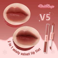 Son Kem Tint Hai Đầu PINKFLASH Duo 2 Trong 1 Nhung Mịn Lì Lâu Trôi L13