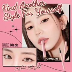 Kẻ Mắt Nước PINKFLASH Waterproof Eyeliner Sắc Nét Chống Nước Lâu Trôi Nhanh Khô E01