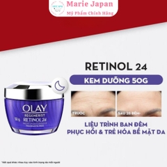 Kem Dưỡng Da Olay Regenerist Ngăn Ngừa Lão Hóa, Mờ Nếp Nhăn Ban Đêm Hộp 50g