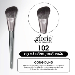 Cọ Trang Điểm Glorie Makeup Chuyên Nghiệp Lông Siêu Mềm Bám Phấn Professional Brush