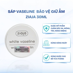 [MUA 1 TẶNG 1] Sáp Ziaja Vaseline Đa Năng Bảo Vệ Giữ Ẩm Giảm Khô Nứt Nẻ Cho Da Hộp Trắng 30ml-TẶNG 1 MASK JM DERMA CARE