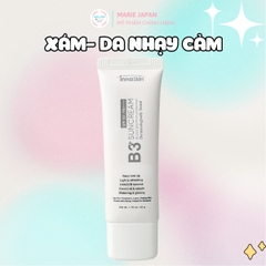 Kem Chống Nắng B3+ Innoskin Suncream SPF50+ PA++++ Dưỡng Sáng Mờ Thâm Kiềm Dầu Hàn Quốc 50g