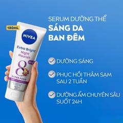 Dưỡng Thể Nivea 8 Siêu Dưỡng Trắng Mềm Mịn Da Extra Bright 40X Vitamin C