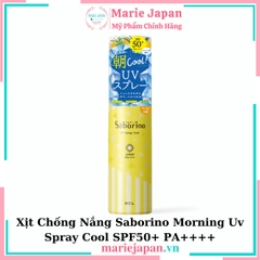 Xịt Chống Nắng Saborino Morning Uv Spray Cool SPF50+ PA++++