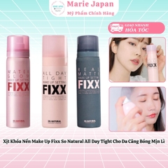 Xịt Khóa Nền Make Up Fixx So Natural All Day Tight Cho Da Căng Bóng Mịn Lì