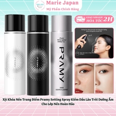 Xịt Khóa Trang Điểm Makeup Pramy Lâu Trôi Cấp Nước Kiềm Dầu, Cố Định Lớp Trang  Điểm