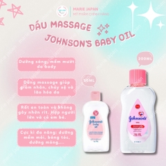 Dầu Massage Johnsons Baby Oil - Chai 200ml