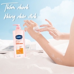 Dưỡng Thể Vaseline Healthy Bright 24X SPF24 Chai 350ml