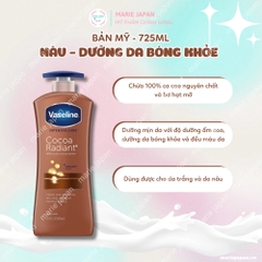 Dưỡng Thể Vaseline Bản Mỹ - HỒNG DƯỠNG TRẮNG Chai 725ml