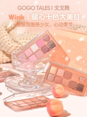 Bảng Mắt 10 Ô GoGo Tales SWEET MISTY Mèo Ngọt Ngào Chuẩn Màu Lâu Trôi GT643