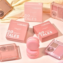 Bảng Phấn Mắt & Má 3 Ô GoGo Tales Nhũ Lì Bling Bling Bám Tốt Nhỏ Gọn Tiện Lợi Small Pocket GT614