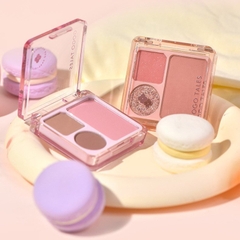 Bảng Phấn Mắt & Má 3 Ô GoGo Tales Nhũ Lì Bling Bling Bám Tốt Nhỏ Gọn Tiện Lợi Small Pocket GT614