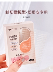 Miếng Dán Kích Mí WODWOD Tàng Hình Trong Suốt Hack Mí Siêu Xinh Sẵn Keo 200 Miếng W1042