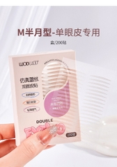Miếng Dán Kích Mí WODWOD Tàng Hình Trong Suốt Hack Mí Siêu Xinh Sẵn Keo 200 Miếng W1042