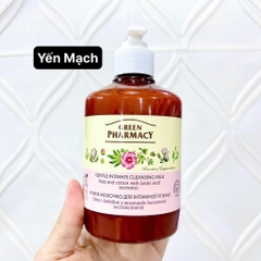Dung Dịch Vệ Sinh Phụ Nữ Zelenaya Apteka Làm Sạch Lành Tính Dịu Nhẹ Cân Bằng Độ Ph Cô Bé 370ml