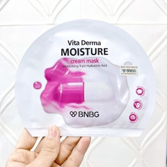 Mặt Nạ BNBG Vita Derma Moisture Cream Mask Dưỡng Da Ẩm Mịn Trắng Hồng Hàn Quốc 30ml
