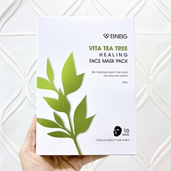 Mặt Nạ BNBG Vita Tea Tree Healing Face Mask Pack Làm Dịu Giảm Mụn Hàn Quốc