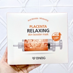 Mặt Nạ BNBG Placenta Skin Booster Mask Cấp Ẩm Dưỡng Trắng Phục Hồi Trẻ Hóa Da Hàn Quốc Hộp 10 Miếng