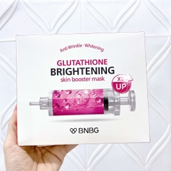 Mặt Nạ BNBG Placenta Skin Booster Mask Cấp Ẩm Dưỡng Trắng Phục Hồi Trẻ Hóa Da Hàn Quốc Hộp 10 Miếng