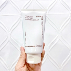 Sữa Rửa Mặt Innisfree Tro Núi Lửa Jeju Volcanic Bha Pore Cleansing Foam Sạch Sâu Se Khít Lỗ Chân Lông 150g