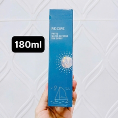 Xịt Chống Nắng Recipe Phyto Water Defense Sun Spray Bảo Vệ Da Dưỡng Ẩm Chống Nước Không Trôi Hàn Quốc