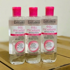 Nước Tẩy Trang Evoluderm Micellar Cleansing Water Cho Da Khô Nhạy Cảm Chai 500ml