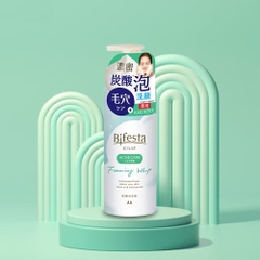Sữa Rửa Mặt Bifesta Da Dầu Mụn ACNE CARE Tạo Bọt Sạch Sâu Foaming Whip Nhật Bản 180g