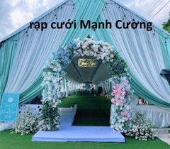 Cho thuê khung rạp cưới ở Long An - Rạp cưới Mạnh Cường