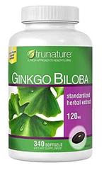 Viên uống bổ não Trunature Ginkgo Biloba 120mg (hàng Mỹ) - 340v
