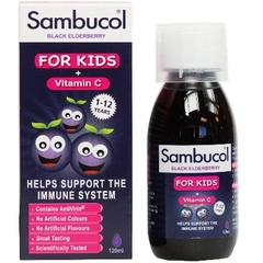 Siro Sambucol tăng sức đề kháng cho trẻ từ 1-12 tuổi - 120ml