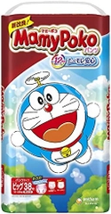 Tã Quần Mamypoko Doraemon (hàng Nhật nội địa) - Size XL 38 Miếng