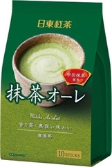 Bột trà sữa Matcha Au Lait Nitthoh của Nhật - 120g (12g x 10 gói)