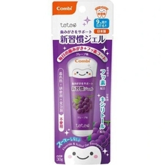 Kem Đánh Răng Combi Teoteo Vị Nho (hàng Nhật nội địa) cho bé từ 9 tháng - 30g