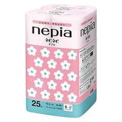 Giấy vệ sinh Nepia Nhật Bản (hương hoa anh đào) - lốc 12 cuộn