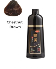 Dầu Gội Nhuộm Tóc Hữu Cơ Komi Dark Chestnut Brown Nâu Hạt Dẻ 500ml +