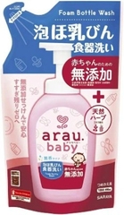 Nước rửa bình sữa Arau Baby túi hồng refill - 450ml