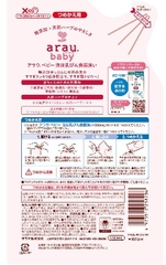 Nước rửa bình sữa Arau Baby túi hồng refill - 450ml