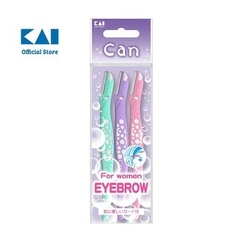 Dao cạo lông mày KAI Can Eyebrow set 3 cái