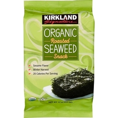 Snack rong biển hữu cơ ăn liền KIRKLAND Organic (hàng Mỹ)  - 17g