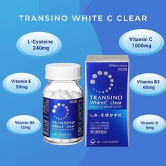Viên uống trắng da Transino White C Clear - 120v