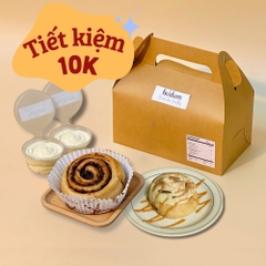 Quế cuộn Táo - Men tự nhiên Sourdough Ủ 20h Đường huyết thấp