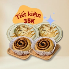 Quế cuộn Truyền thống Caramel - Men tự nhiên Sourdough Ủ 20h Đường huyết thấp